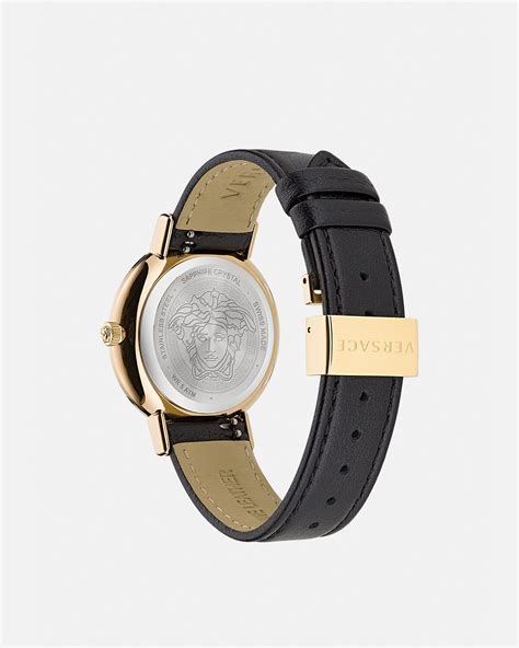 versace pop chic vintage greca|Greca Chic Watch Black,Gold .